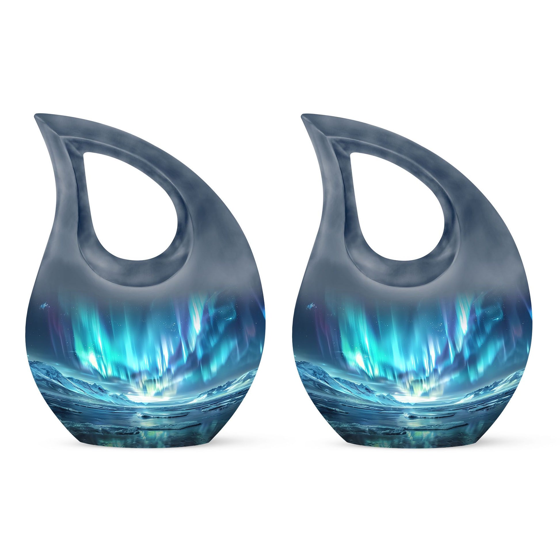 Northern Lights Mini Urns For Human Ashes Dad - Urns For Ashes Keepsake