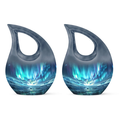 Personalized Galaxy Keepsake Urn for Human Ashes - 10-inch, 200 cu in - Yatskia