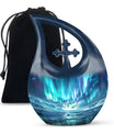 Northern Lights Mini Urns For Human Ashes Dad - Urns For Ashes Keepsake