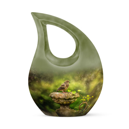 Personalized Bird Cremation Urn for Adult - 10-inch, 200 cu in - Yatskia