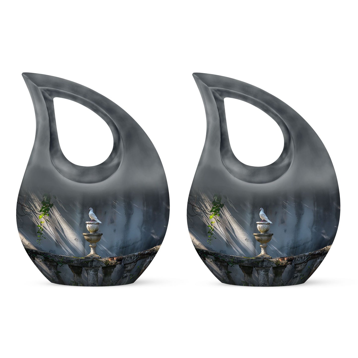 Personalized Bird Cremation Urn for Mom - 10-inch, 200 cu in - Yatskia
