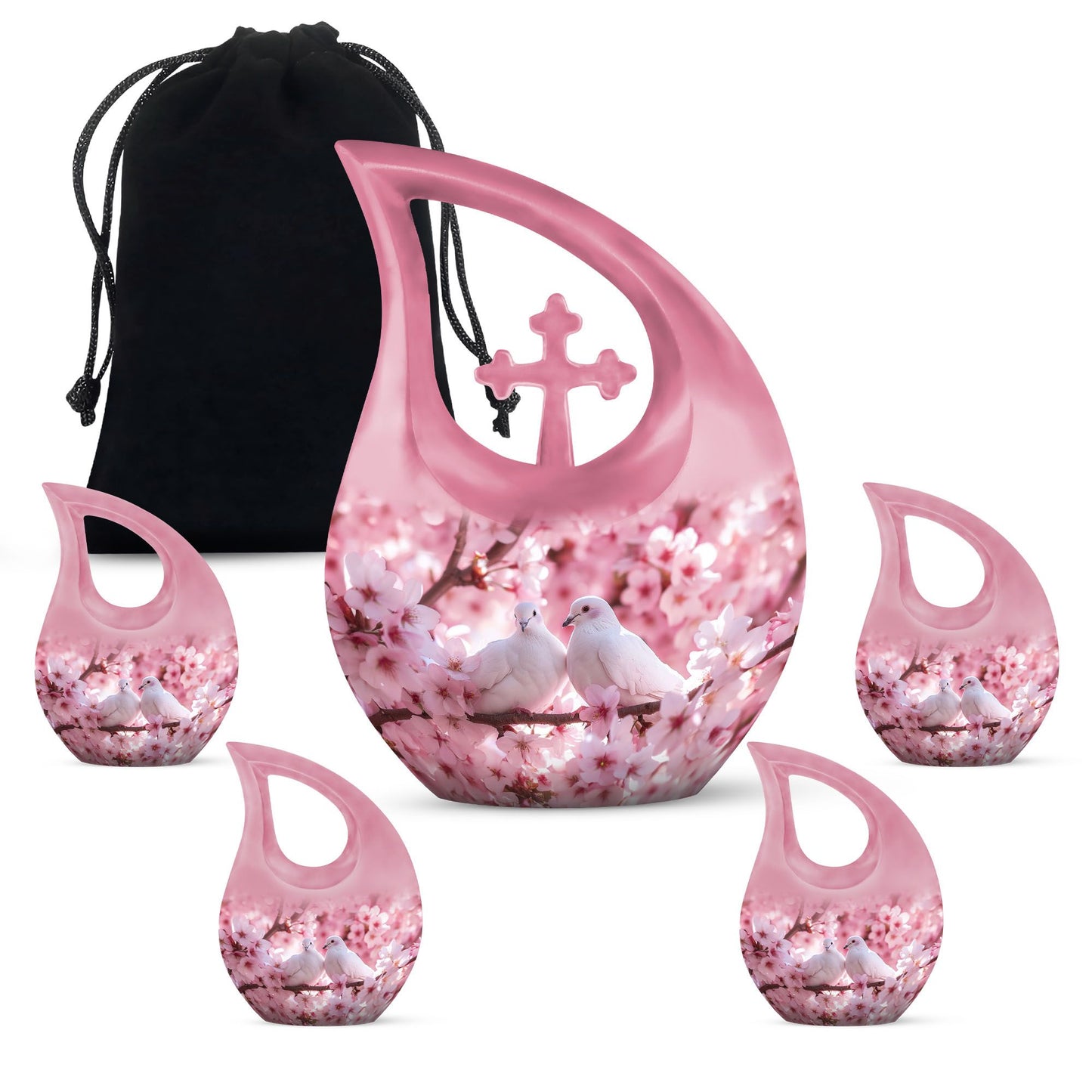 10-inch Dove themed urn 