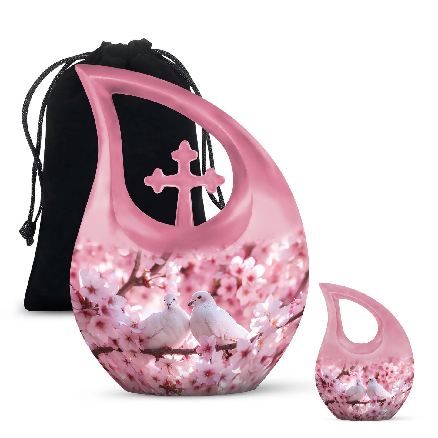 10-inch Dove themed urn 