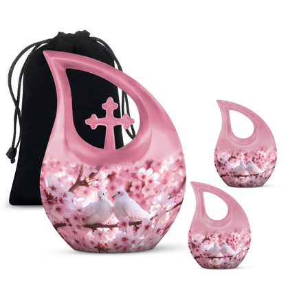 10-inch Dove themed urn 