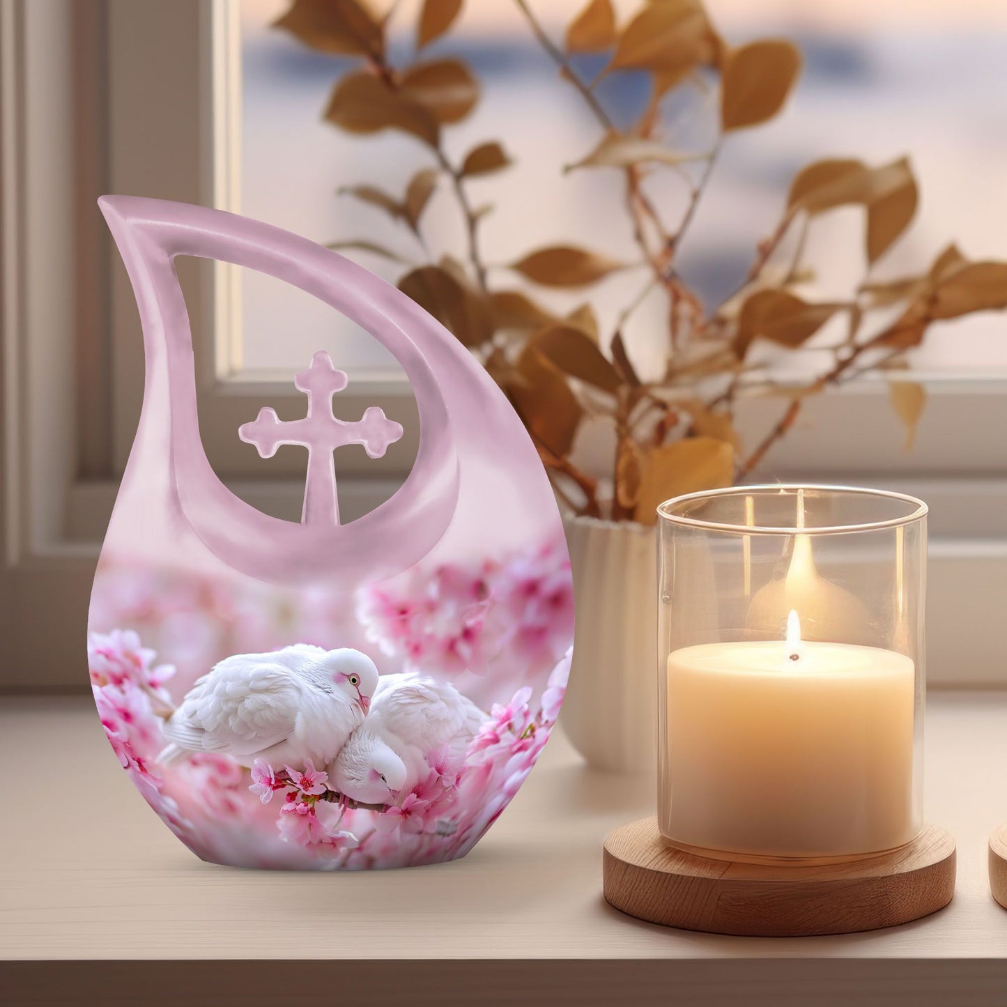 10 Inch Dove Urn 