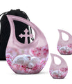 White Couple Dove Burial Urn - Cremation Urn For Loved Ones