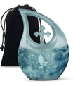 White Dove Burial Urn - Large Urns For Couple