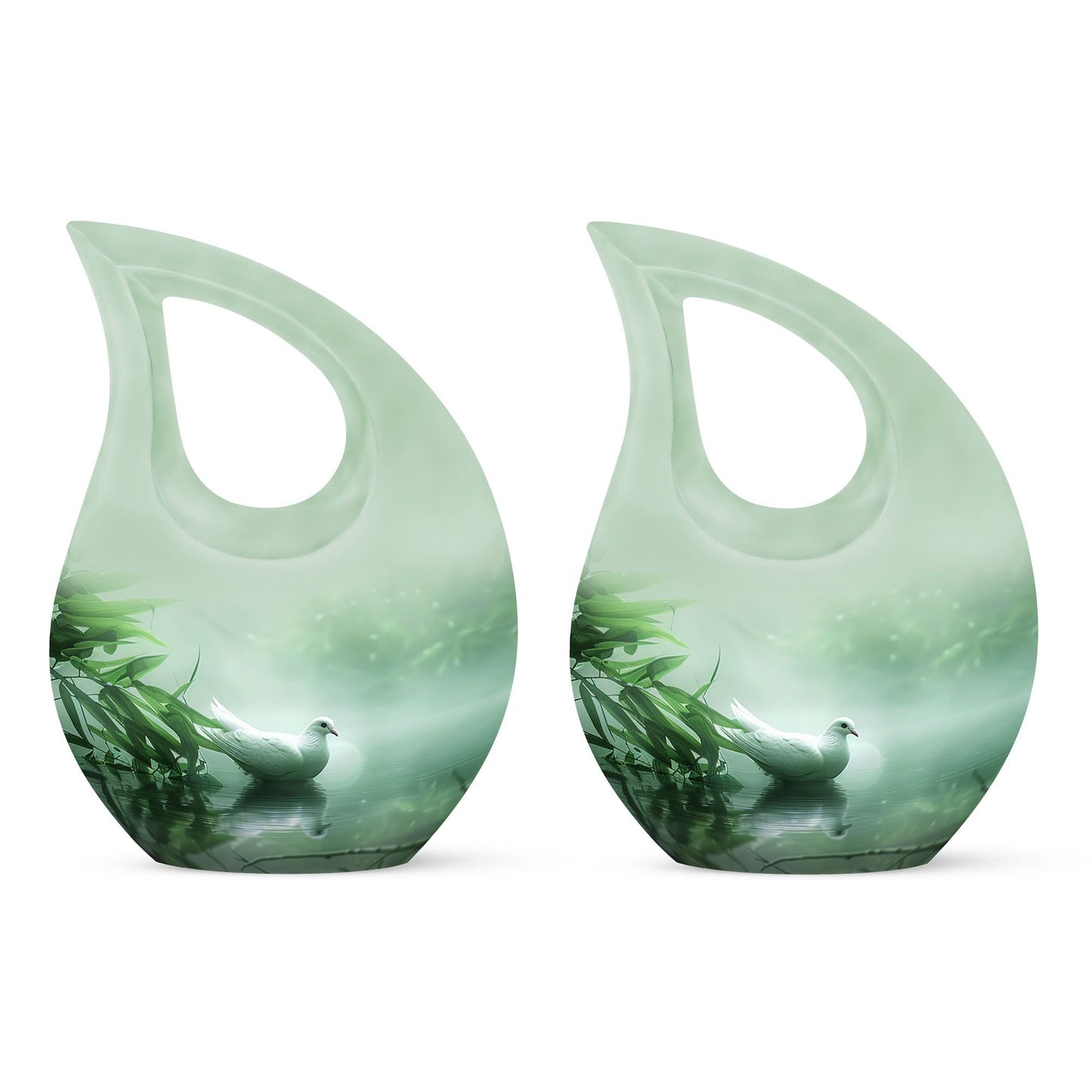 Personalized Bird Memorial Urn for Human Ashes - 10-inch, 200 cu in - Yatskia