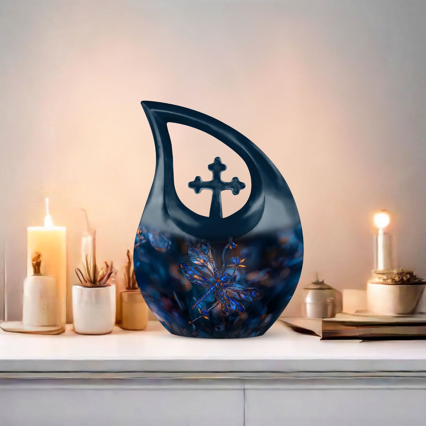 10-inch Dragonfly Urn