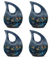 Dragonfly Lotus Cremation Urns For Ashes - Burial Urns For Women