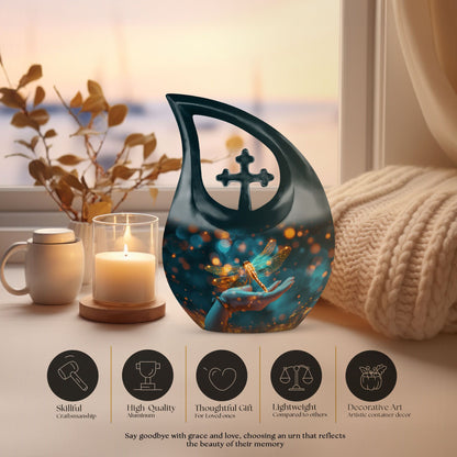 10-inch Dragonfly Urn