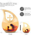 10-inch Cross Drop Mother Urn