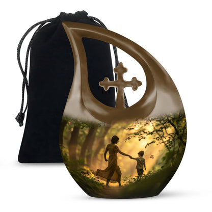 Mother Urn for Human Ashes
