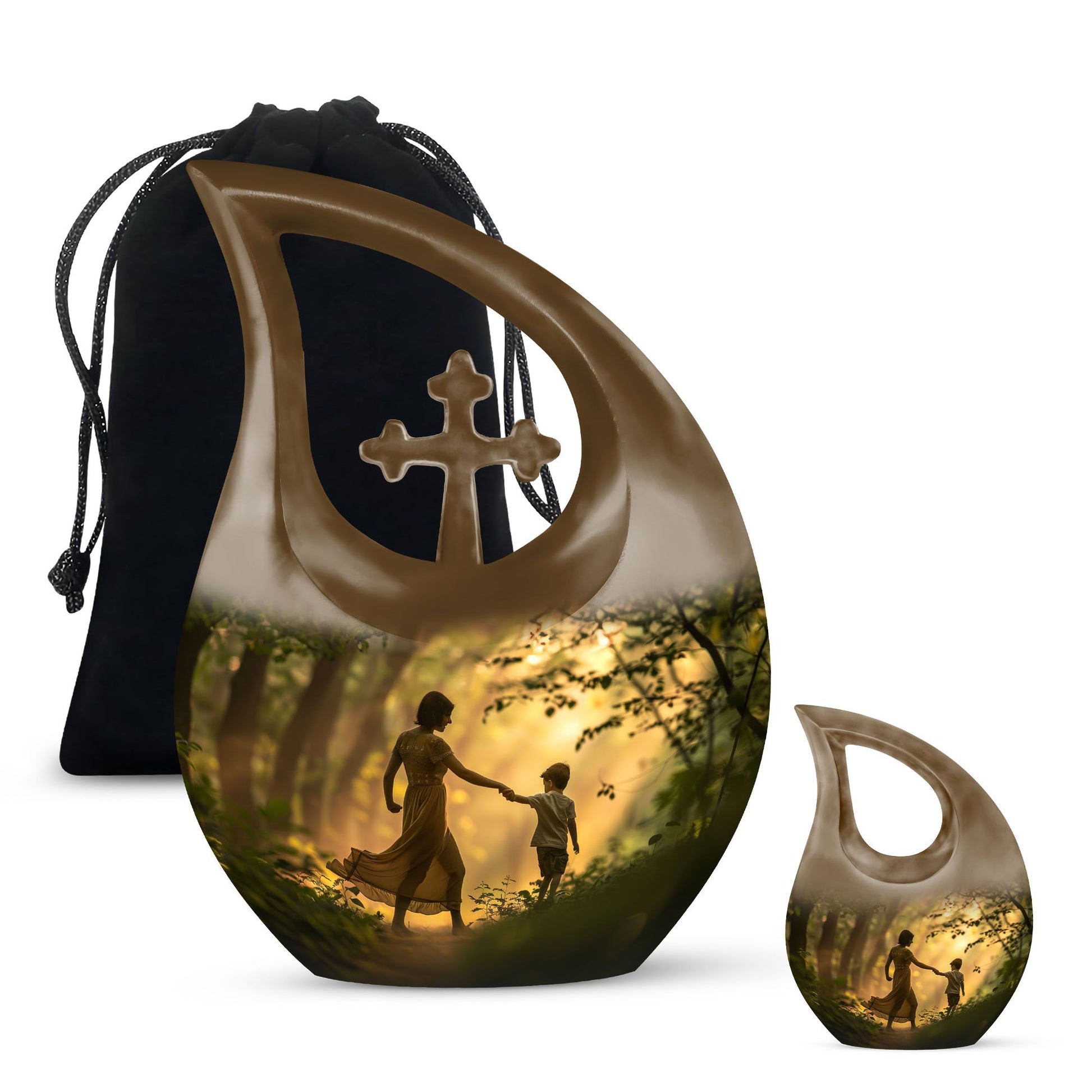 Mother Urn for Human Ashes