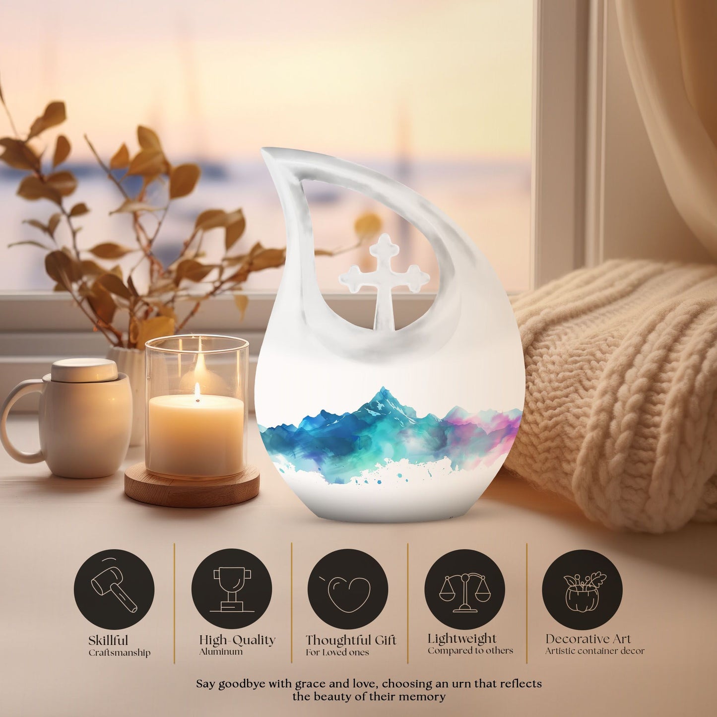 10-inch Mountains Urn 