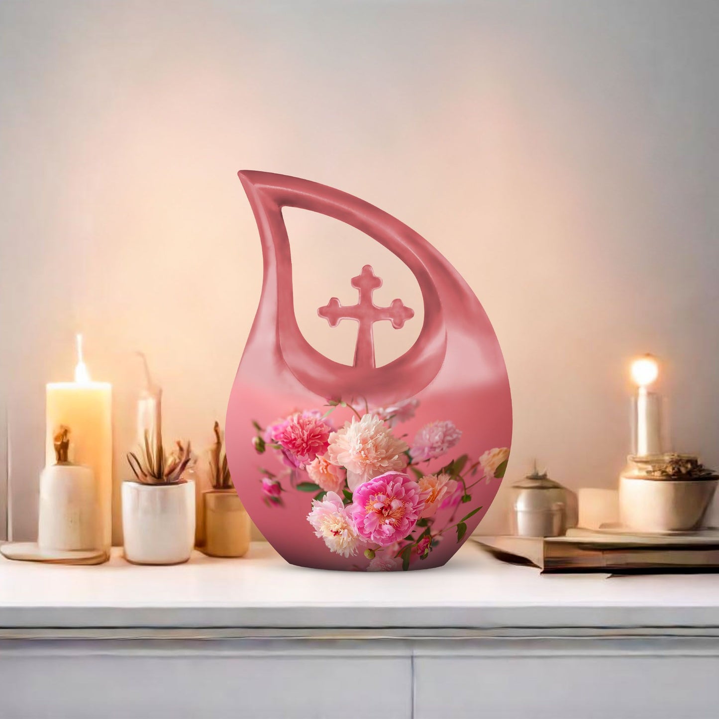 Custom 10-inch flower urn