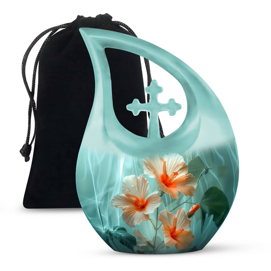 Cross Drop Flower Urn,