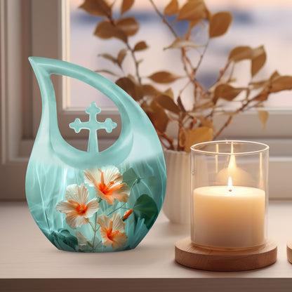 Cross Drop Flower Urn,