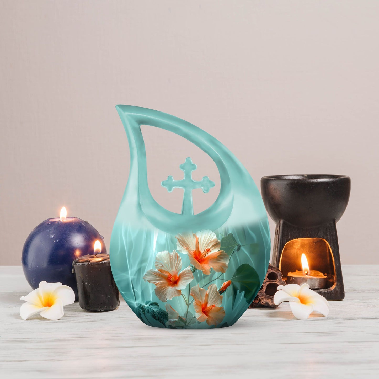 Cross Drop Flower Urn,