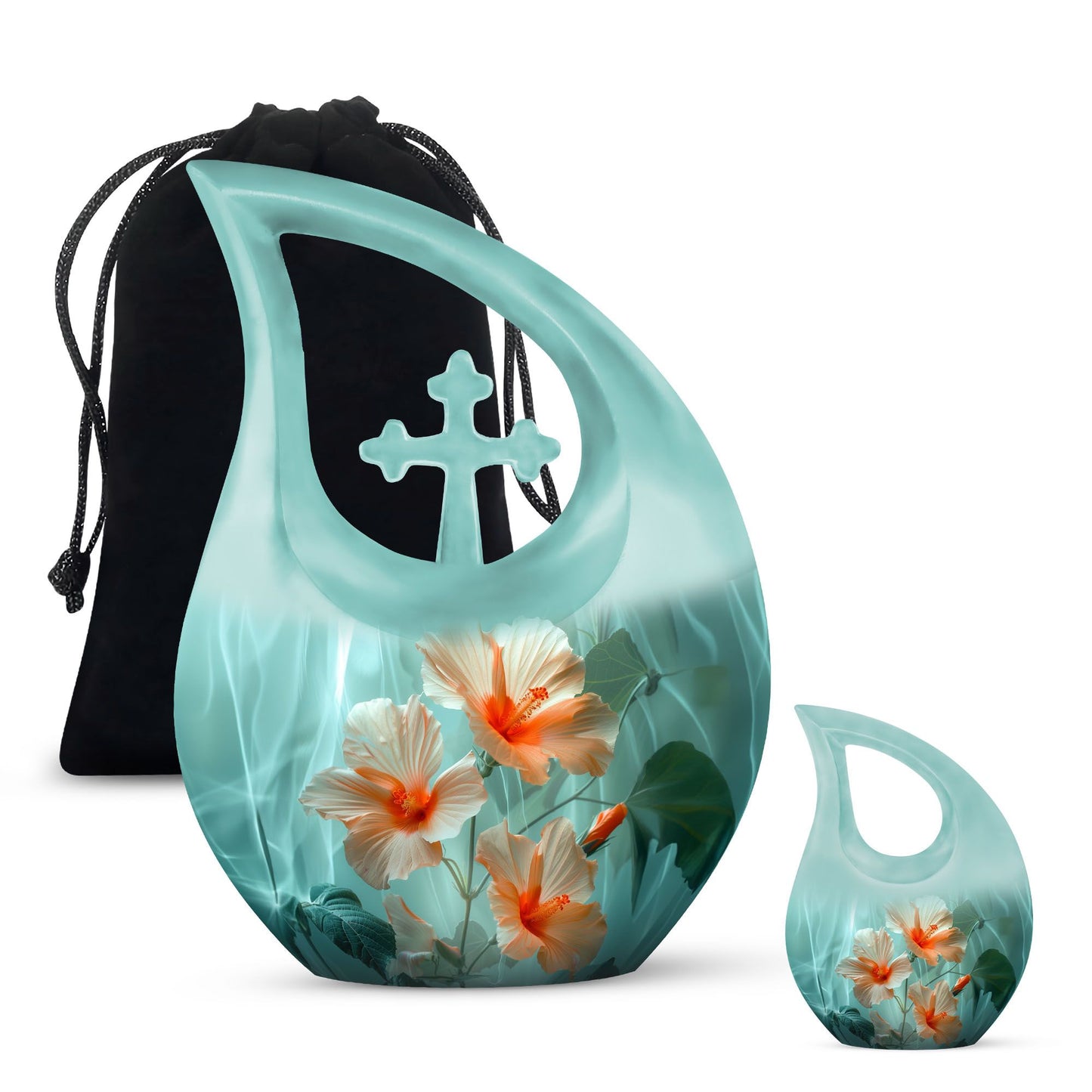 Cross Drop Flower Urn,
