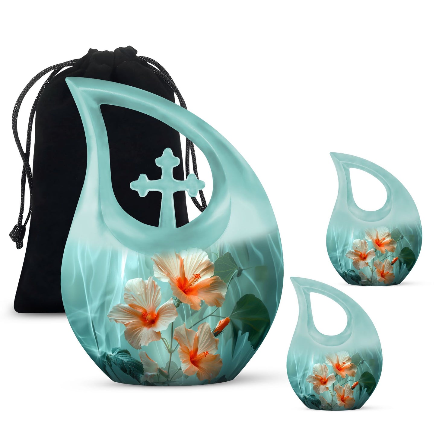 Cross Drop Flower Urn,