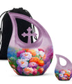 Flower Theme Cross Drop Urn