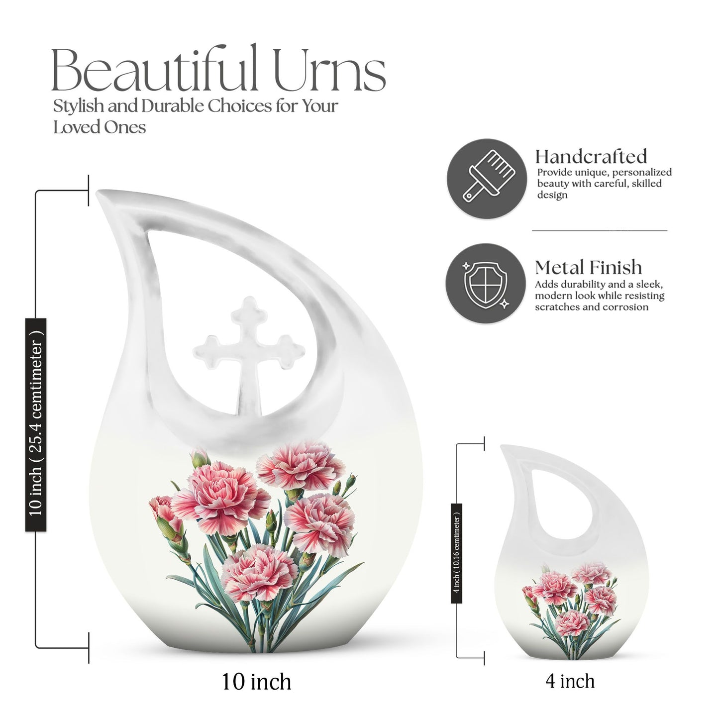 Flower Themed Urn