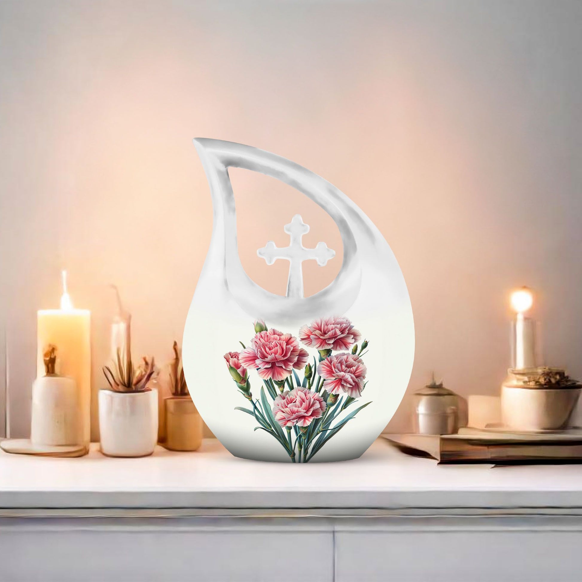Flower Themed Urn