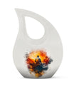 Father Fishing White Burial Urns For Ashes  - Cremation Urns Adults