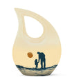 Father and Daughter Cremation Urns - Decorative Urn For Human Ashes