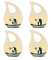 Father and Daughter Cremation Urns - Decorative Urn For Human Ashes