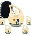 Father and Daughter Cremation Urns - Decorative Urn For Human Ashes