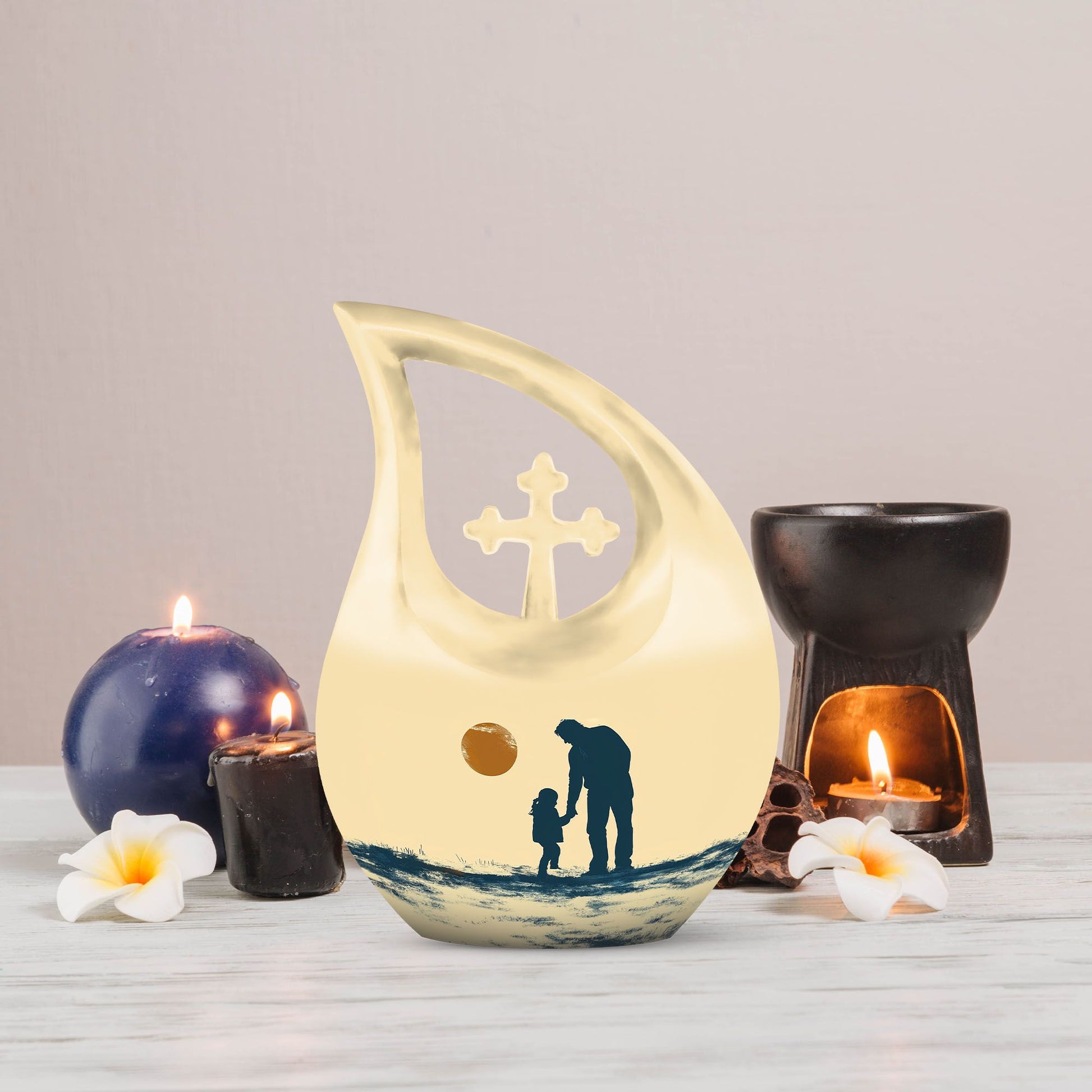 Father Son Medium Urn
