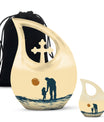 Father and Daughter Cremation Urns - Decorative Urn For Human Ashes