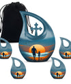 Father Son Fishing Urn