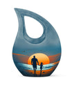 Father Son Fishing Urn