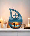 Father Son Fishing Urn