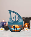 Father Son Fishing Urn