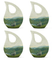 Father Son Fishing Memorial Urns - Beautiful Burial Urns For Ashes