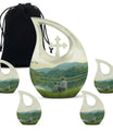 Father Son Fishing Memorial Urns - Beautiful Burial Urns For Ashes