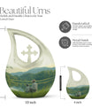 Father Son Fishing urn