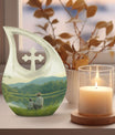 Father Son Fishing urn
