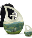 Father Son Fishing Memorial Urns - Beautiful Burial Urns For Ashes