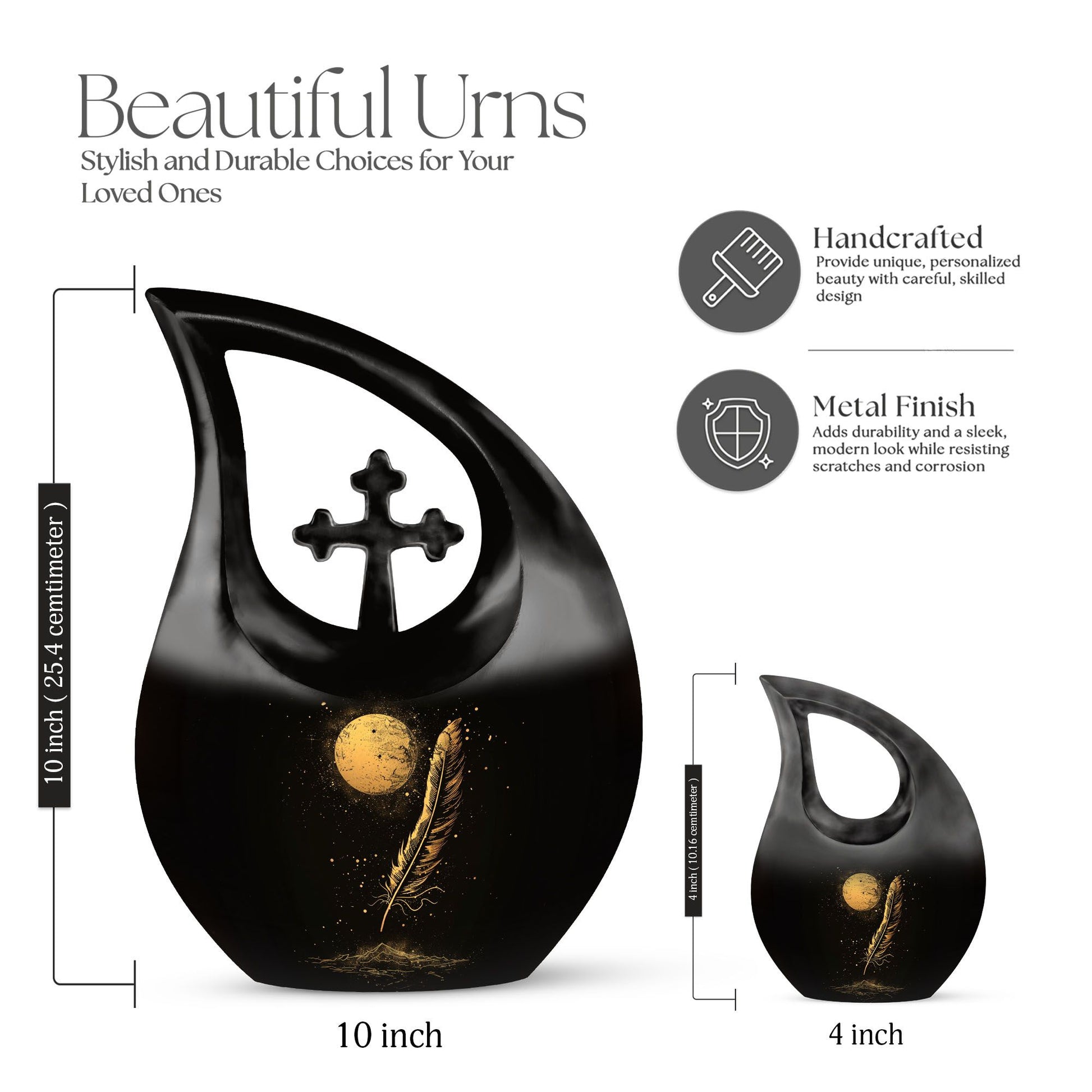 feather urn for human ashes