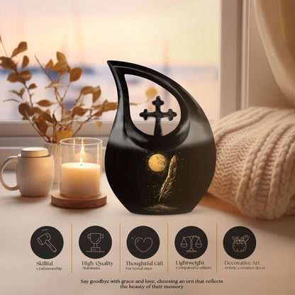 feather urn for human ashes