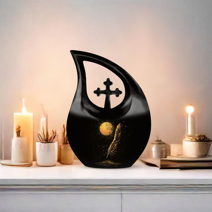 feather urn for human ashes