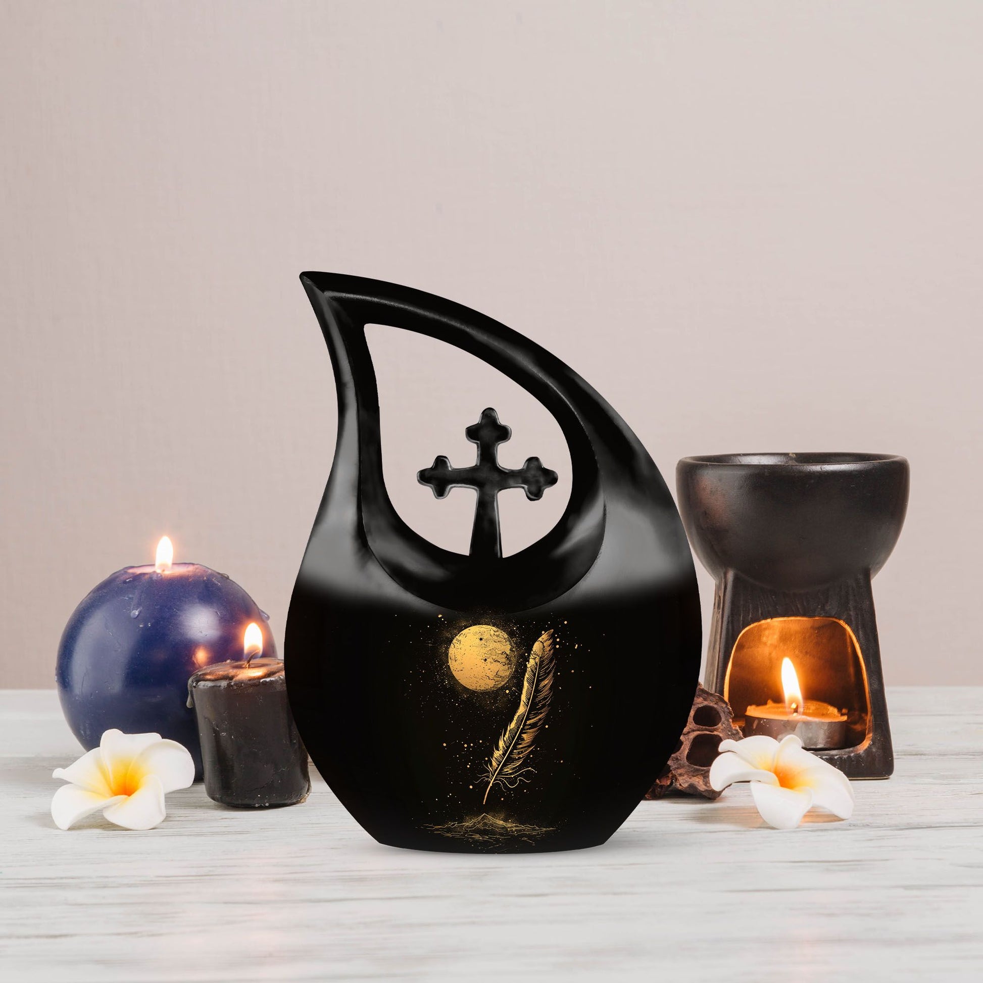 feather urn for human ashes