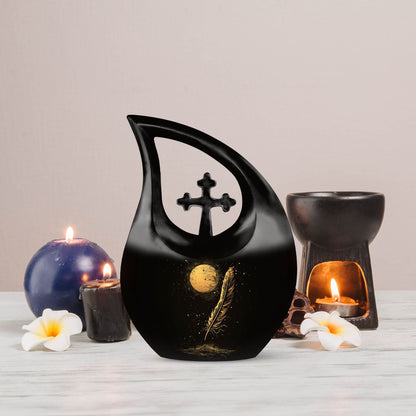 feather urn for human ashes