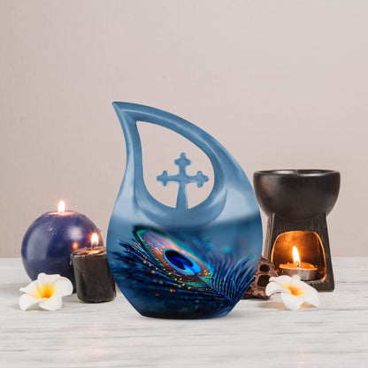 Extra Large Feather Urn