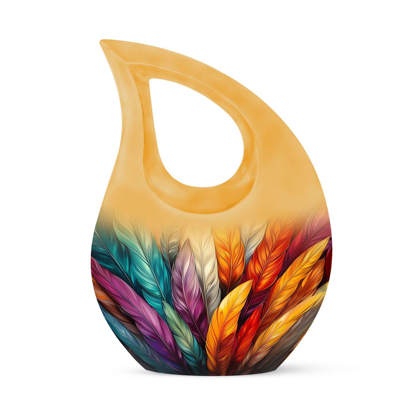 feather urn for human ashes
